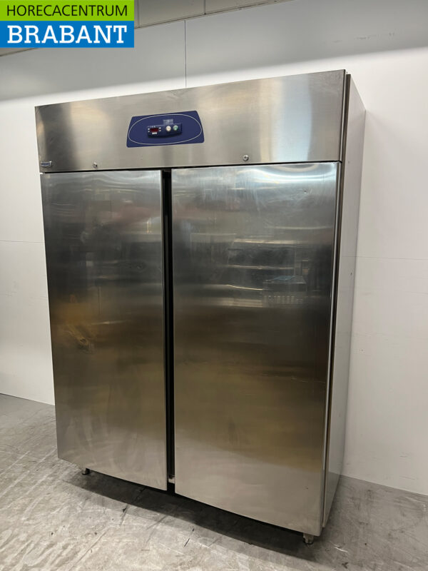 Edelstahl Electrolux Doppeltüriger Kühlschrank 1200 Liter 230V Horeca – Bild 2
