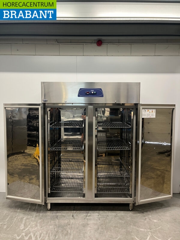 Edelstahl Electrolux Doppeltüriger Kühlschrank 1200 Liter 230V Horeca – Bild 4