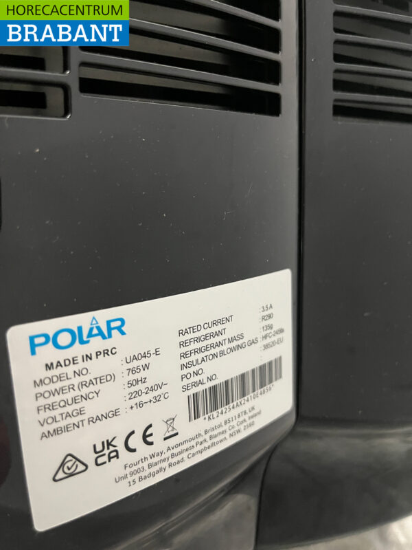 Polar UA045 Slush-Maschine Granita-Maschine 2 x 12 Liter 230V Horeca – Bild 7
