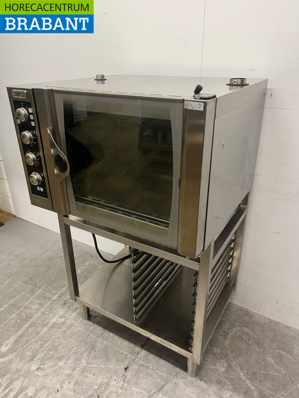 Edelstahl Zanussi Kombidämpfer 6 x 1/1 GN mit Ständer 400V Horeca – Bild 2