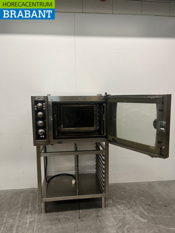Edelstahl Zanussi Kombidämpfer 6 x 1/1 GN mit Ständer 400V Horeca – Bild 4