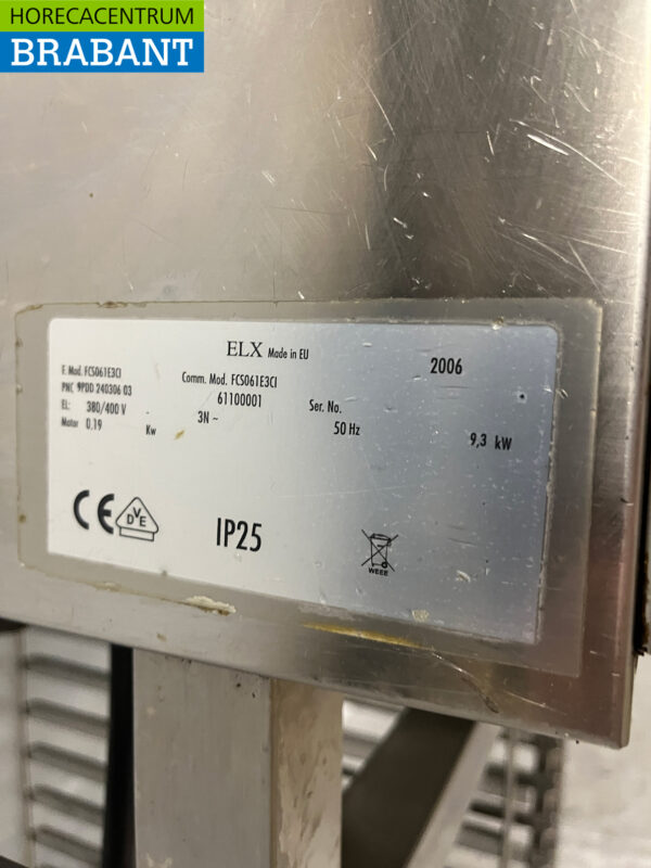 Edelstahl Zanussi Kombidämpfer 6 x 1/1 GN mit Ständer 400V Horeca – Bild 7