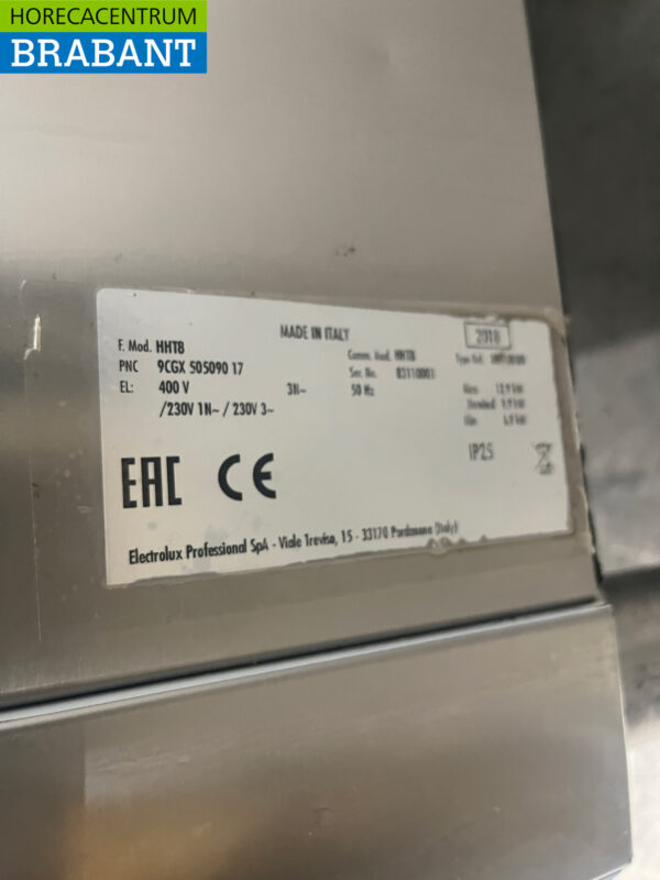 Zanussi HHT8 Ausziehbarer Geschirrspüler 400V Horeca – Bild 7