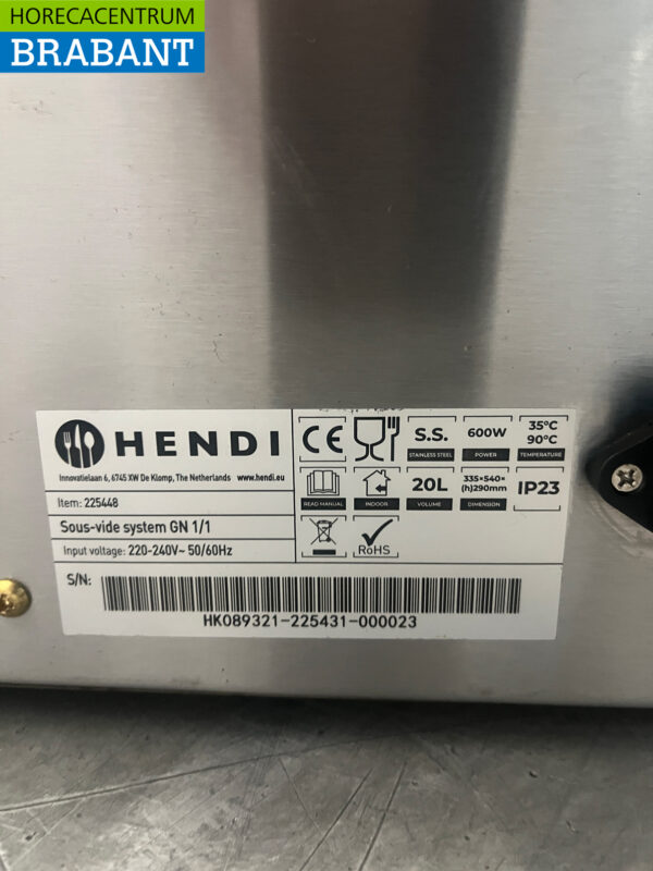 Edelstahl Sous-Vide 1/1 GN 230V Horeca – Bild 5