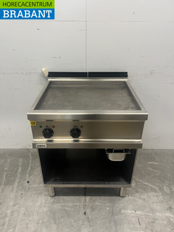 Zanussi Grillplatte aus Edelstahl 70 cm 400V Horeca