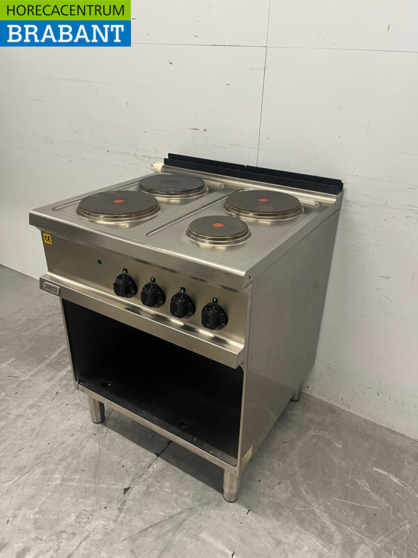 Zanussi 4-Flammen-Elektroherd aus Edelstahl 400V Catering – Bild 2