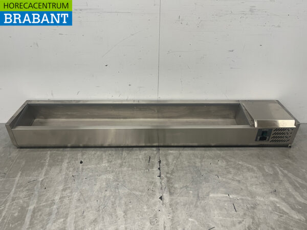 Ecofrost Saladiere aus Edelstahl 10 x 1/4 GN 200 cm 230V Horeca