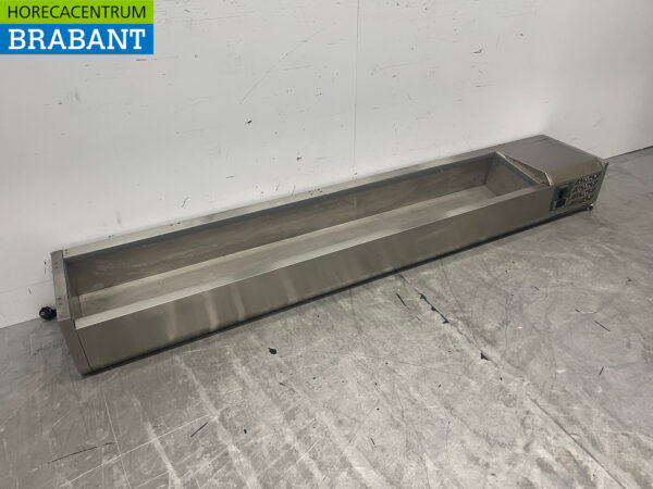 Ecofrost Saladiere aus Edelstahl 10 x 1/4 GN 200 cm 230V Horeca – Bild 3