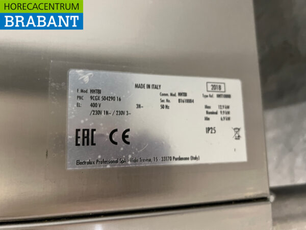 Zanussi Durchlaufgeschirrspüler aus Edelstahl mit Ablaufpumpe 400V Horeca – Bild 7