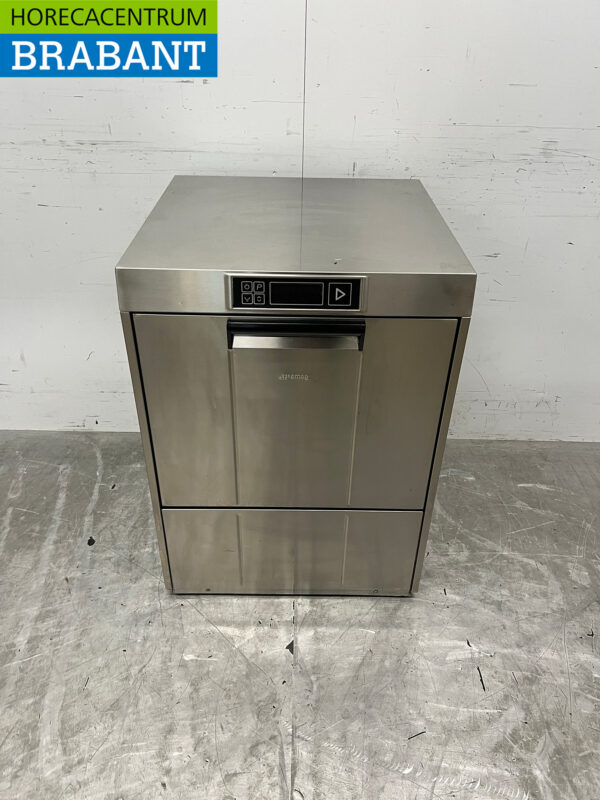 Edelstahl Smeg Geschirrspüler mit Ablaufpumpe 230V Horeca