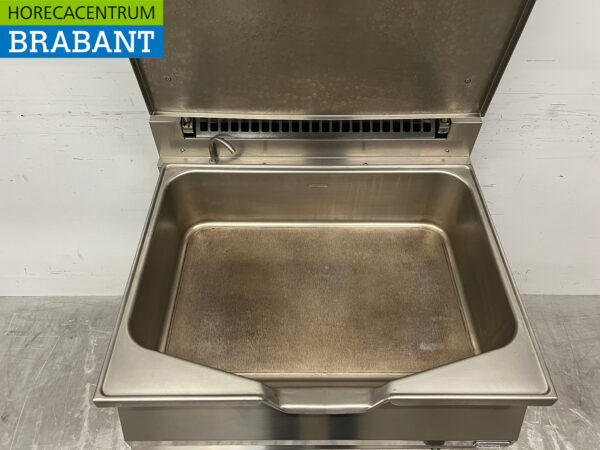 Edelstahl Zanussi Bratentablett 60 Liter 80 cm 400V Horeca – Bild 4
