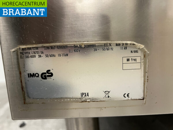 Edelstahl Zanussi Bratentablett 60 Liter 80 cm 400V Horeca – Bild 6