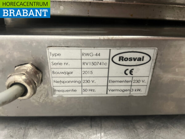 Rosval Vapogrill Wassergrill aus Edelstahl 230V Horeca – Bild 5