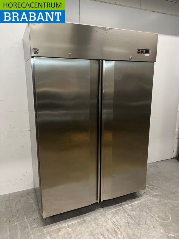 Edelstahl Ifo Kampri Doppeltüriger Kühlschrank 1200 Liter 230V Horeca – Bild 3
