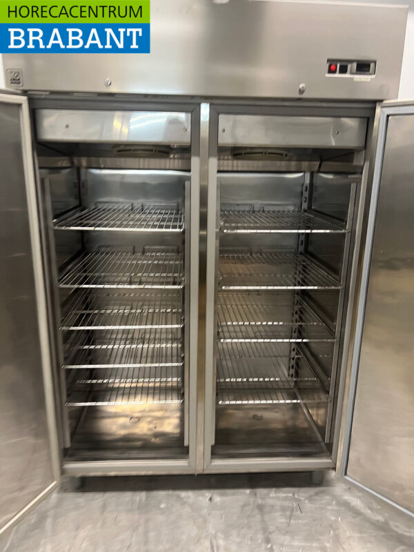Edelstahl Ifo Kampri Doppeltüriger Kühlschrank 1200 Liter 230V Horeca – Bild 4