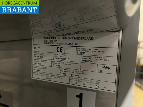Edelstahl Ifo Kampri Doppeltüriger Kühlschrank 1200 Liter 230V Horeca – Bild 5