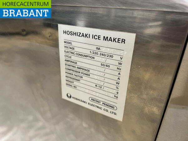 Edelstahl Hoshizaki Eiswürfelmaschine 50 kg pro Tag 230V Horeca – Bild 5