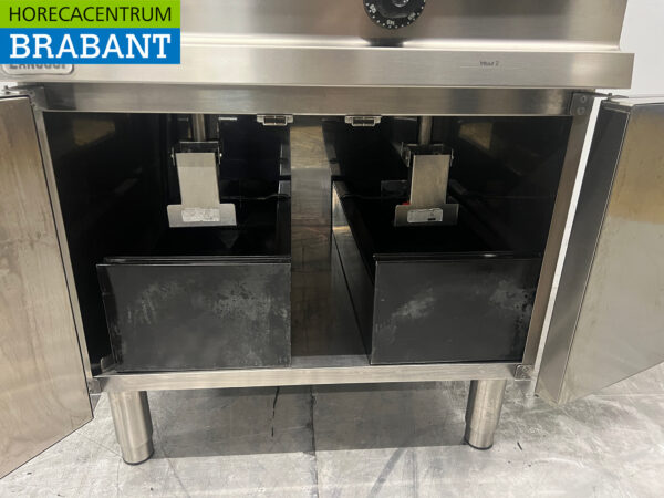 Zanussi Doppel-Fritteuse aus Edelstahl 2 x 12 Liter 400V Catering – Bild 5