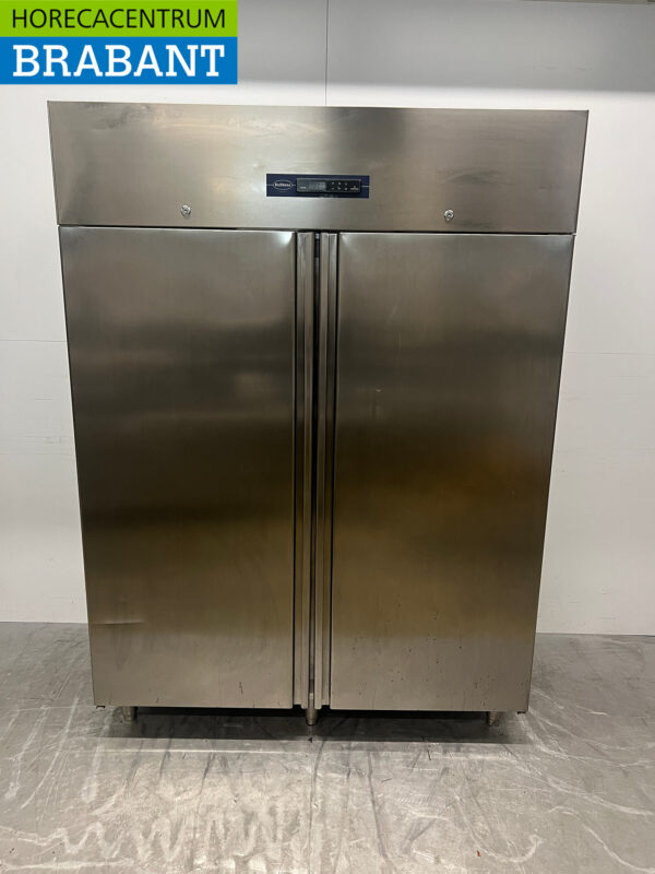Rubbens Doppeltüriger Kühlschrank aus Edelstahl 1200 Liter 230V Horeca