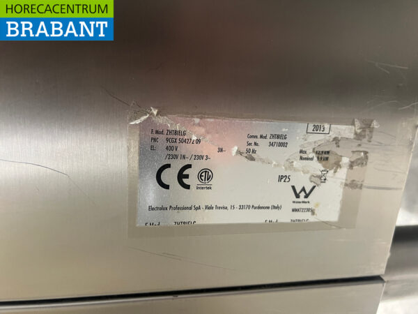 Zanussi Durchlaufgeschirrspüler aus Edelstahl mit Ablaufpumpe 400V Horeca – Bild 7
