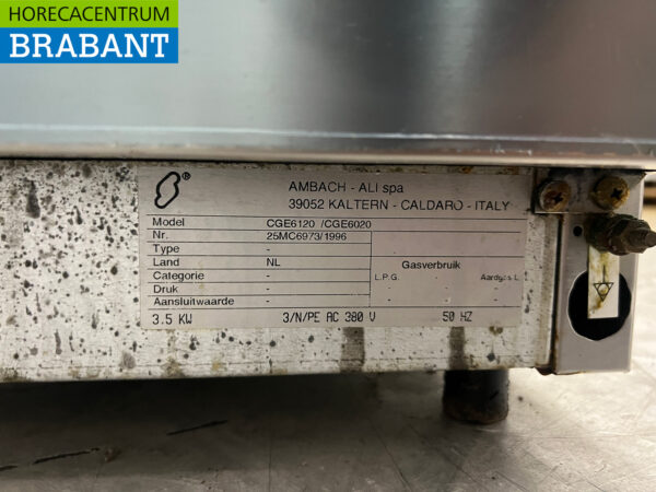 Ambach Bratpfanne aus Edelstahl 40 cm 400V Horeca – Bild 5