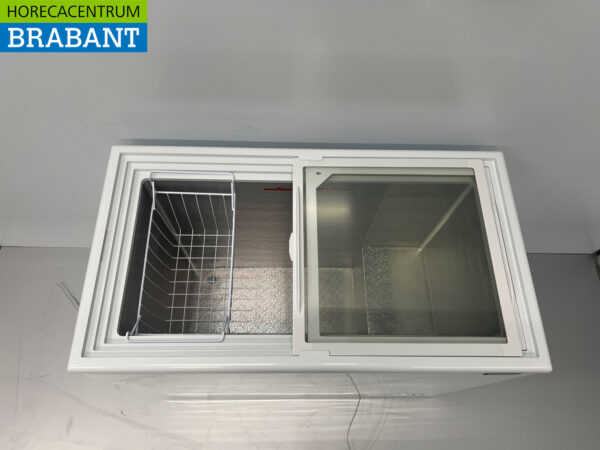 HCB Gefrierschrank Ladengefrierschrank mit Glasschiebedeckel 197 Liter 230V Horeca – Bild 5