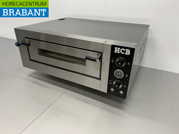 HCB Edelstahl-Pizzaofen 4 Pizzen 34 cm Durchmesser 400V Horeca – Bild 2
