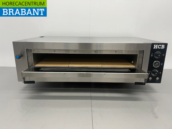 HCB Edelstahl-Pizzaofen 6 Pizzen 34 cm Durchmesser 400V Horeca – Bild 4