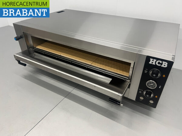 HCB Edelstahl-Pizzaofen 6 Pizzen 34 cm Durchmesser 400V Horeca – Bild 6