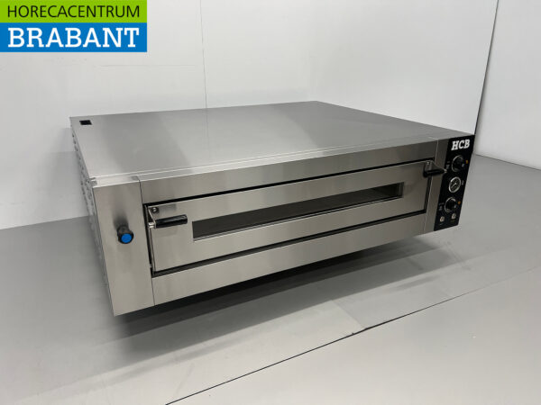 HCB Edelstahl-Pizzaofen 9 Pizzen 34 cm Durchmesser 400V Horeca – Bild 3