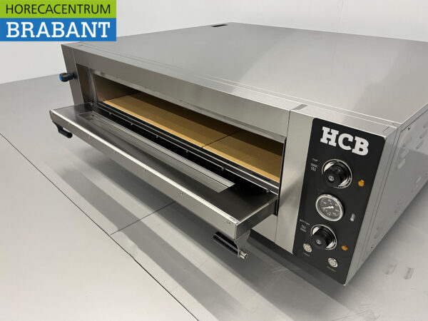 HCB Edelstahl-Pizzaofen 9 Pizzen 34 cm Durchmesser 400V Horeca – Bild 5