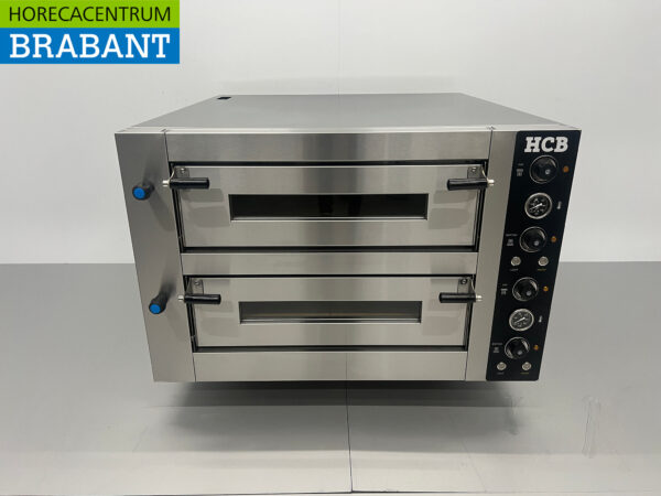 HCB Edelstahl-Pizzaofen 6 Pizzen 34 cm Durchmesser 400V Horeca (kopie)