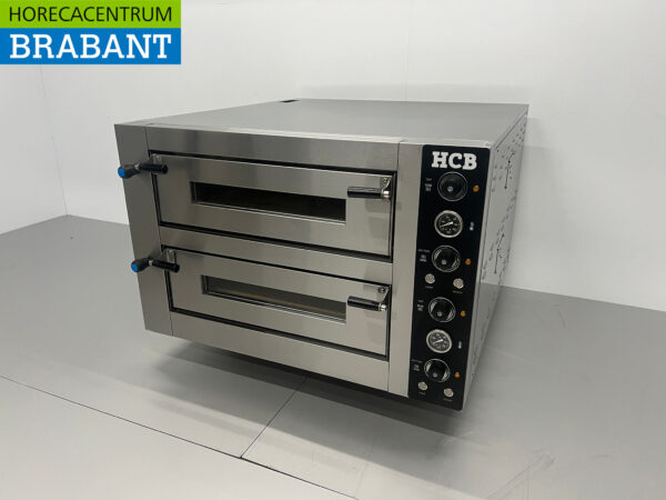 HCB Edelstahl-Pizzaofen 6 Pizzen 34 cm Durchmesser 400V Horeca (kopie) – Bild 2