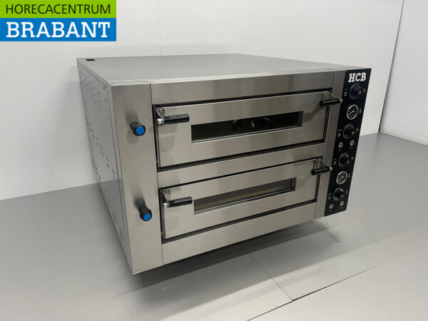 HCB Edelstahl-Pizzaofen 6 Pizzen 34 cm Durchmesser 400V Horeca (kopie) – Bild 3