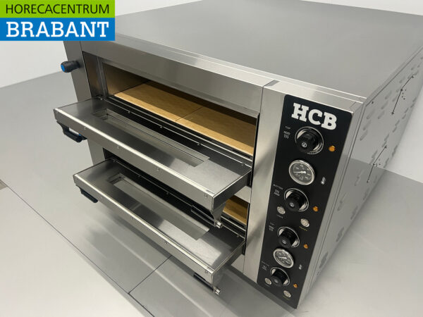 HCB Edelstahl-Pizzaofen 6 Pizzen 34 cm Durchmesser 400V Horeca (kopie) – Bild 9