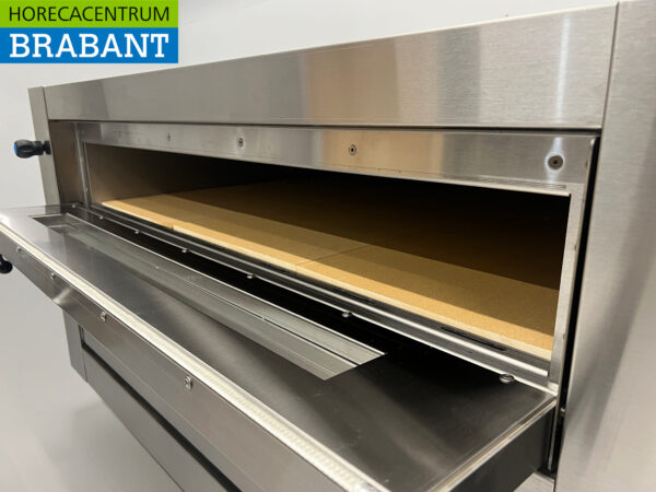 HCB Edelstahl-Pizzaofen 2 x 9 Pizzen 34 cm Durchmesser 400V Horeca – Bild 8