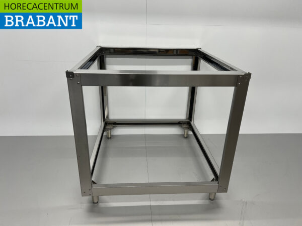 HCB Edelstahlsockel für Pizzaofen 111 x 120 x 107 cm Horeca