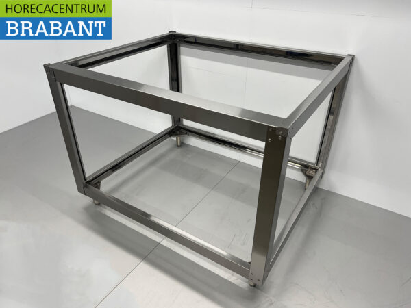 HCB Edelstahlsockel für Pizzaofen 146,5 x 119 x 107 cm Catering – Bild 2
