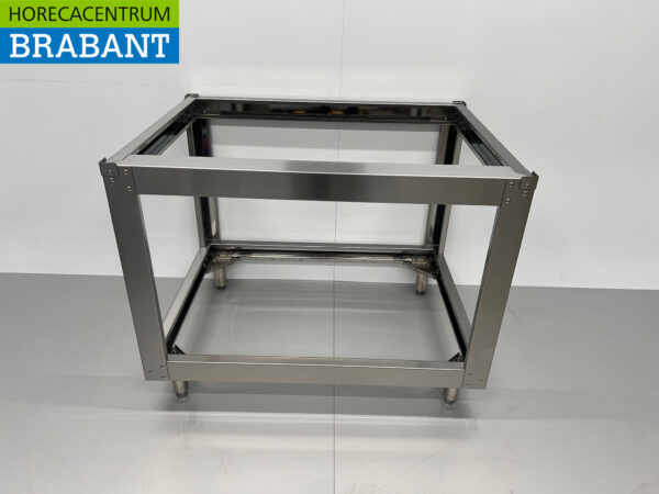 HCB Edelstahlsockel für Pizzaofen 111 x 85 x 87 cm Horeca