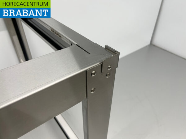 HCB Edelstahlsockel für Pizzaofen 146,5 x 85 x 87 cm Horeca – Bild 4