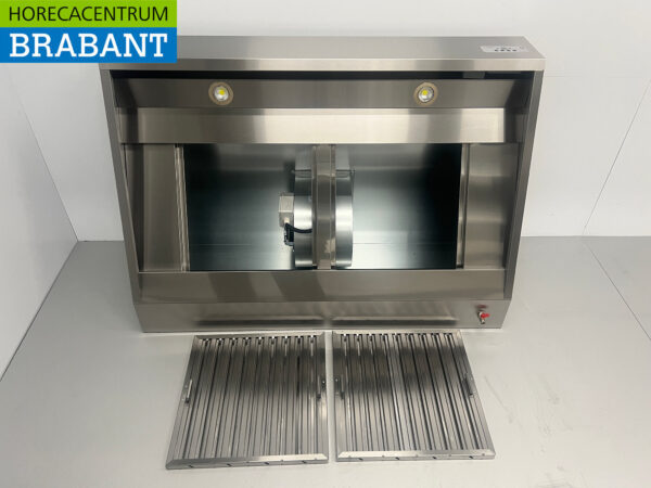 HCB Edelstahl-Dunstabzugshaube Premium-line Motor 1500 Kubikmeter schräges Modell 140 cm 230V Horeca – Bild 4