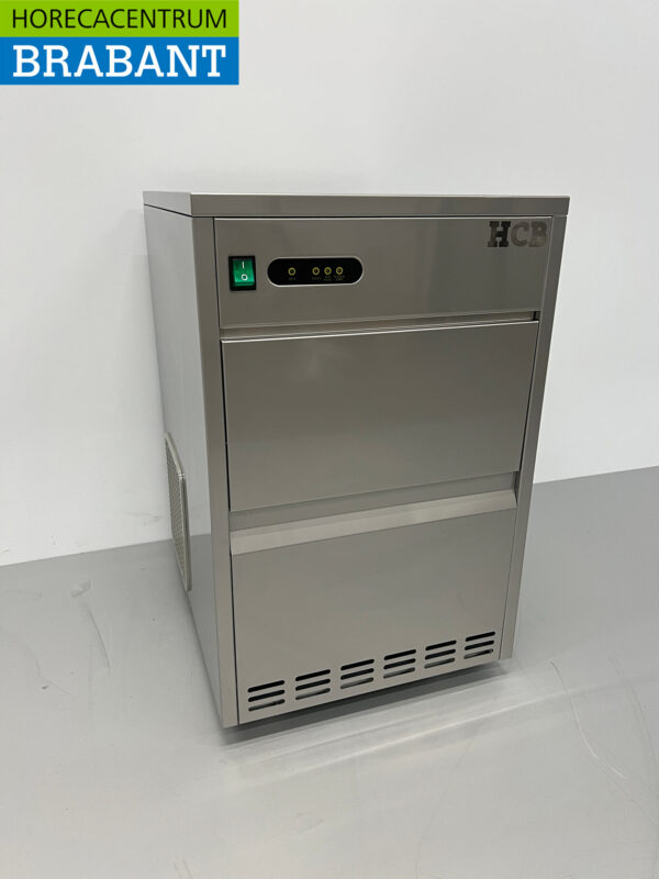 HCB Edelstahl-Eiswürfelmaschine 30 kg pro Tag 230V Horeca – Bild 2
