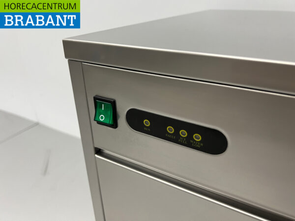 HCB Edelstahl-Eiswürfelmaschine 30 kg pro Tag 230V Horeca – Bild 4