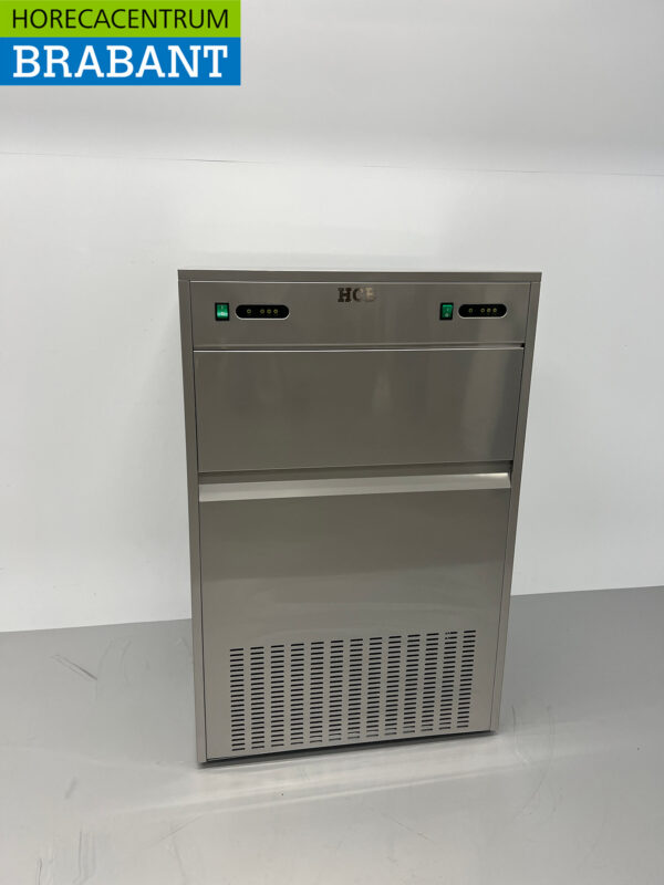HCB Edelstahl Eiswürfelmaschine Eiswürfelmaschine 100 kg pro Tag 230V Horeca