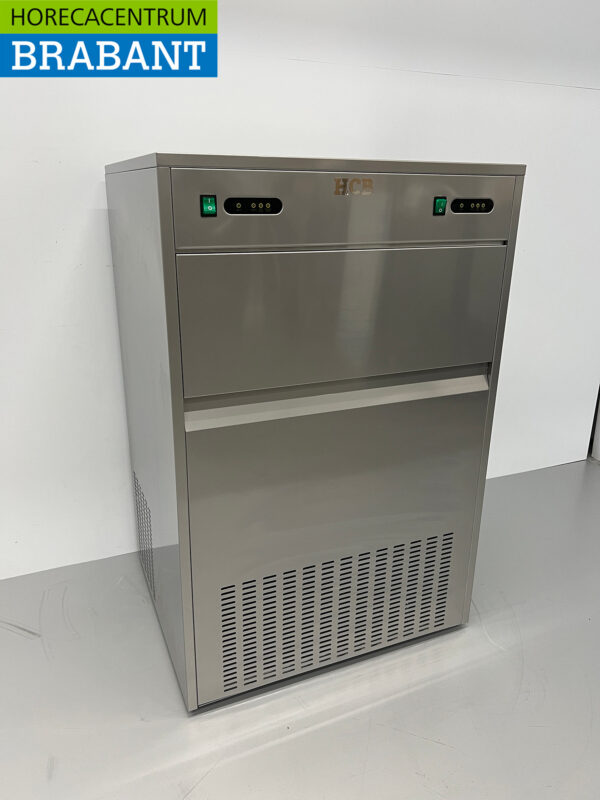 HCB Edelstahl Eiswürfelmaschine Eiswürfelmaschine 100 kg pro Tag 230V Horeca – Bild 2