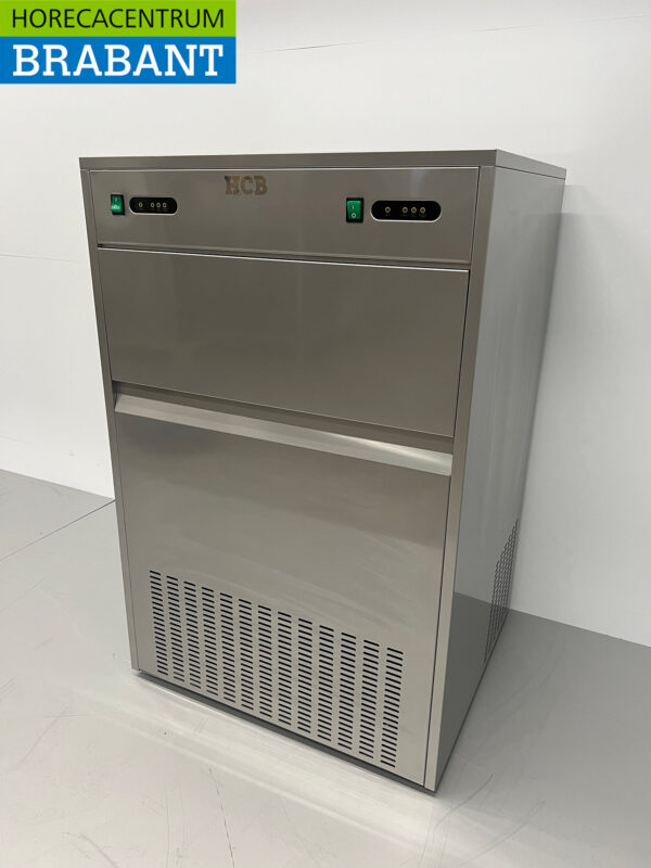 HCB Edelstahl Eiswürfelmaschine Eiswürfelmaschine 100 kg pro Tag 230V Horeca – Bild 3