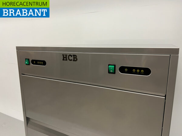 HCB Edelstahl Eiswürfelmaschine Eiswürfelmaschine 100 kg pro Tag 230V Horeca – Bild 4