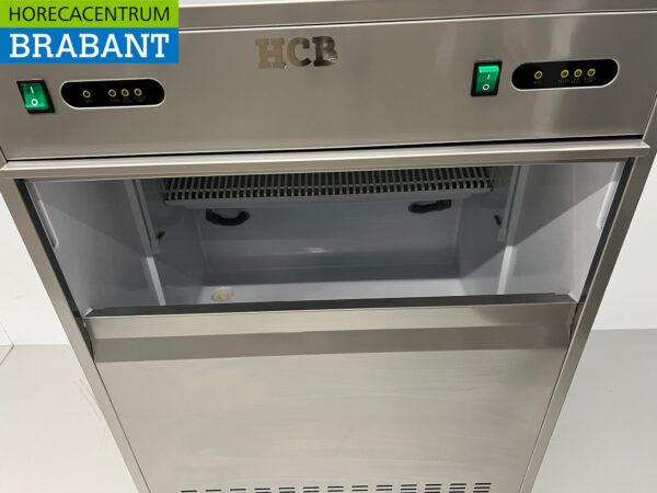 HCB Edelstahl Eiswürfelmaschine Eiswürfelmaschine 100 kg pro Tag 230V Horeca – Bild 6