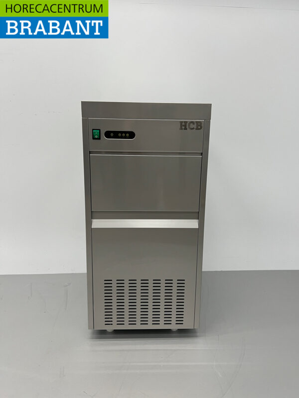 HCB RVS Schäleismaschine Scherbeneis 85 kg pro Tag 230V Horeca