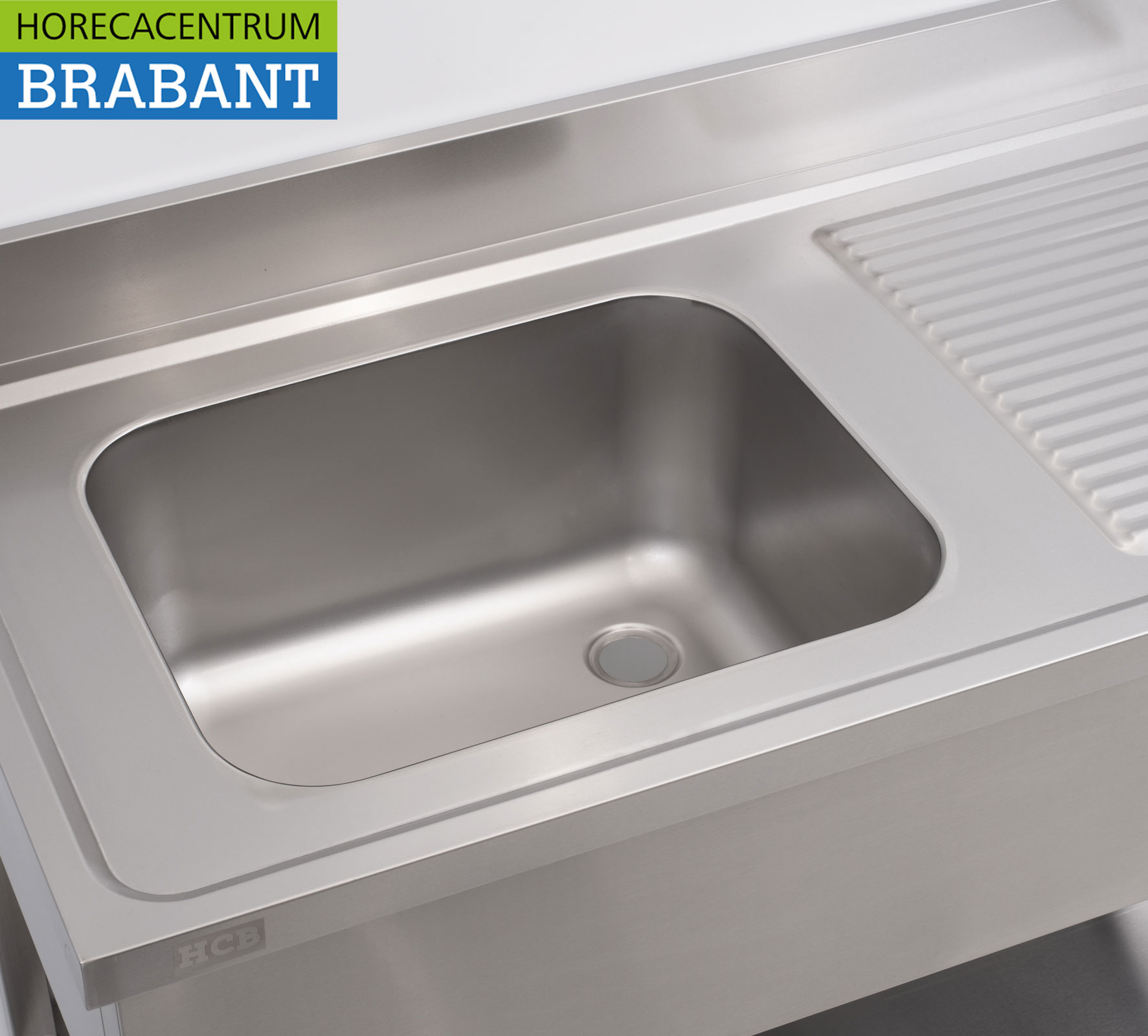 Spülbecken aus Edelstahl 120 x 60 cm Horeca – Bild 4